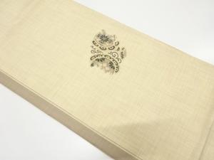 華紋織り出し　袋帯